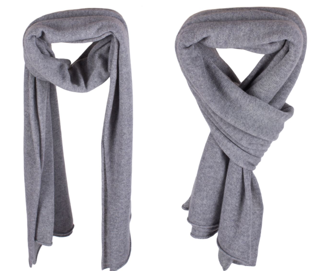 Cashmere Scarf | Solid Grey