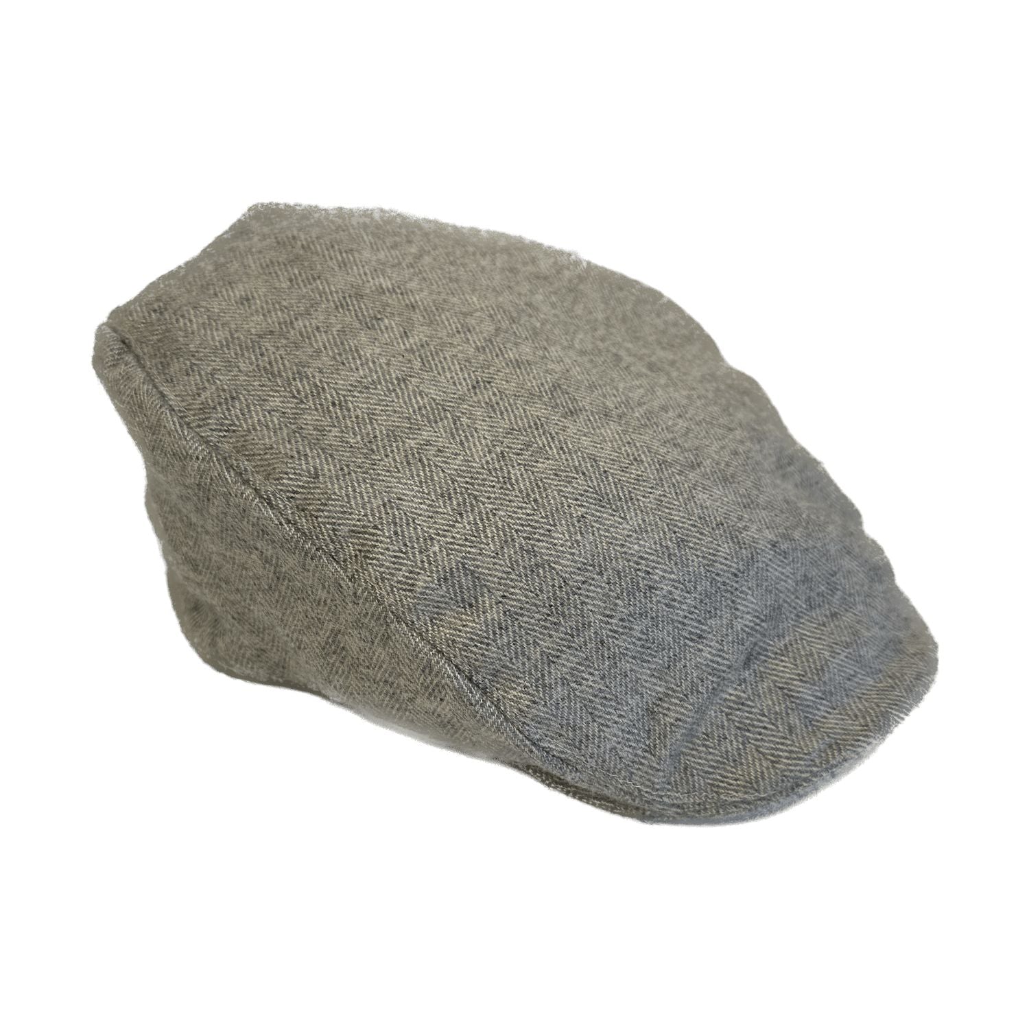 Flatcap Herringbone Pattern Grey