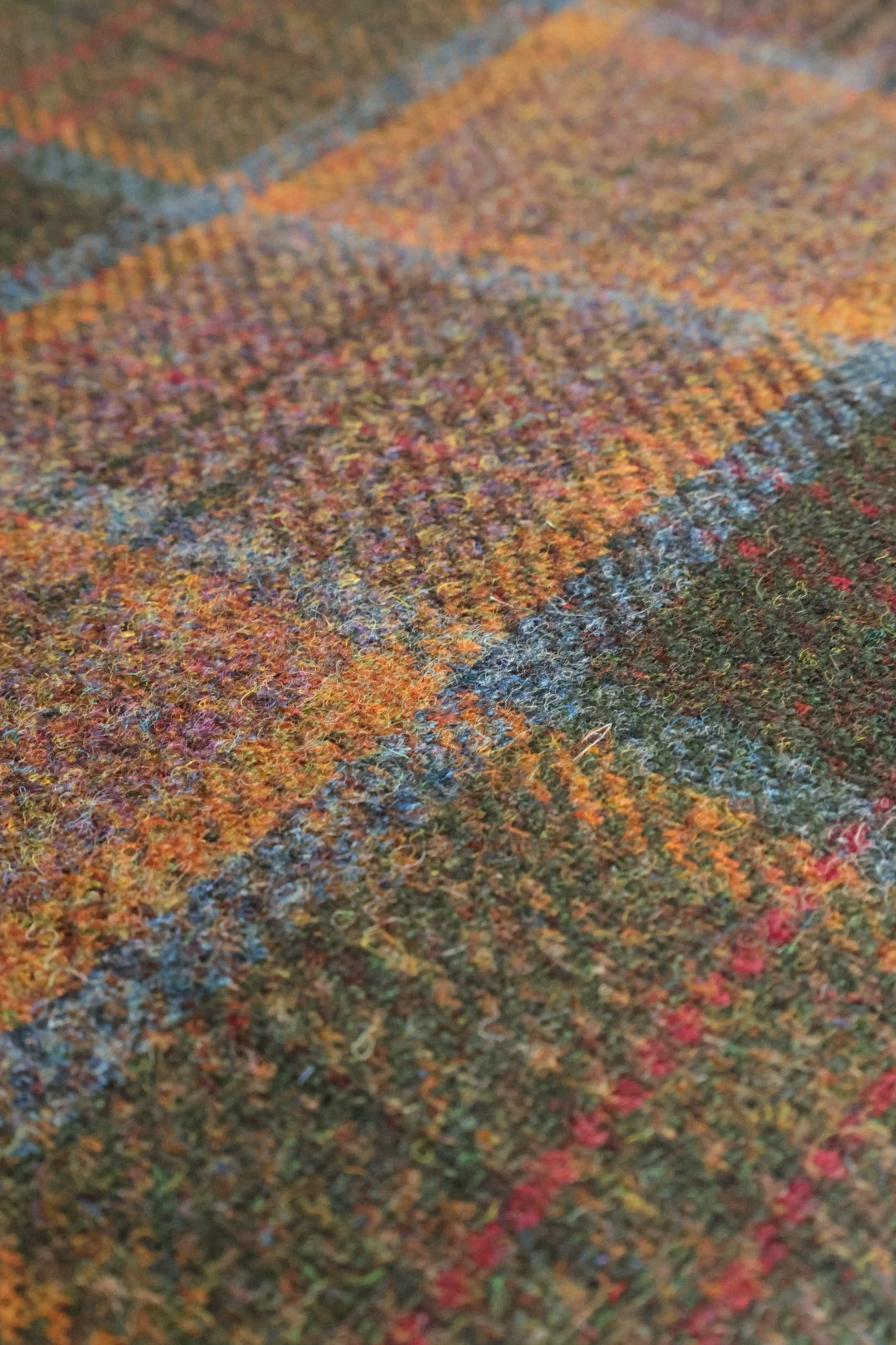 Familie Tartan Picknickdecke | Grün Braun Karo | 200 x 150 cm